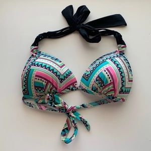 multicolor bikini top